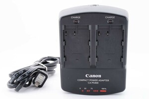 3359 【並品】 Canon CA-PS400 Dual Battery Charger Power Adapter キヤノン 充電器・バッテリー 0221