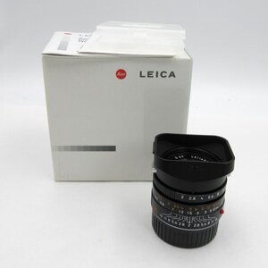 1円～ Leica ライカ SUMMICRON-M 1.2/35mm ASPH. E39 単焦点レンズ ブラック 箱付 動作未確認 y210-3316978【Y商品】