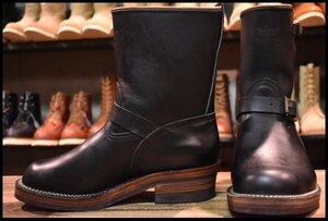 【9? 良品 旧ロゴ SCARECROW別注】WESCO ウエスコ カスタムボス ブラック 黒 ビブラム700ダブルミッド スケアクロウ ブーツ HOPESMORE