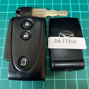 DA17316 点灯 L0791 グレー ダイハツ 純正 スマートキー 2ボタン キーレス ムーヴ LA100S タント L375Sココア L675S コンテ エグゼ等