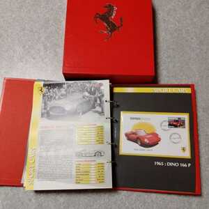 FERRARI OFFICIALPHILATELIC COLLECTION　バインダー　使用済切手　絵葉書　フェラーリ　d35