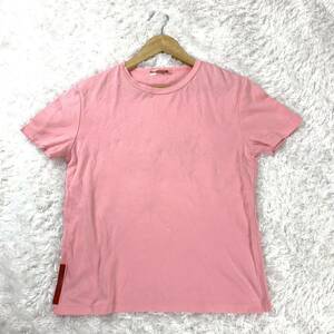PRADA プラダ 半袖 Tシャツ ピンク レディース YA7031