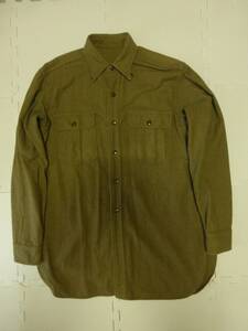 1940s US ARMY WOOL SHIRT 1940年代、アメリカ軍、ウールシャツ、ビンテージ、ヴィンテージ、ナイジェルケーボン