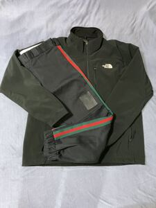 希少 美品 ディッキーズ DLSM コラボ 874 ジョガー パンツ サイドライン XL THE NORTH FACE ソフトシェル シェル ジャケット 黒 XL