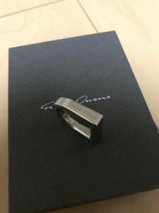 Rick Owens リックオウエンス シルバー 925 リング23SS SDRING RING 58 約18号〜19号 定価52800- ダークシャドウ