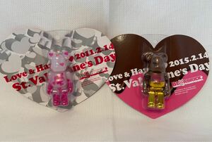 BE@RBRICK ベアブリック　MEDICOM TOY メディコム・トイ　Valentine バレンタイン　2011 2015　100% フィギュア　送料無料　