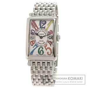 FRANCK MULLER フランクミュラー 902QZCOLDRM ロングアイランド 腕時計 ステンレススチール SS レディース 中古