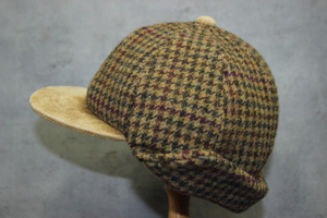 Hender Scheme (エンダースキーマ) tweed ear cap / ツイードウール スエードレザー イヤーキャップ / F / 帽子