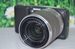 ★☆備品いっぱいSONY NEX-3高性能ミラーレス一眼レフ♪スマホ転送OK☆★