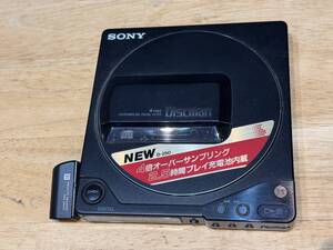 ☆SONY ソニー☆Discman ディスクマン ポータブルCDプレーヤー D-250☆ブラック コンパクトディスクプレーヤー☆リモートセンサー RM-DM1K