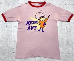 90s USA製 アトムアント アメコミ トリム リンガー Tシャツ