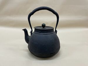 鉄瓶 茶釜 煎茶道具 龍文堂？ 時代物 古い 茶道 抹茶 湯沸 茶瓶 茶器