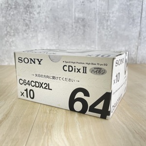 新品未開封 ソニー カセットテープ 10本セット SONY C64CDX2L CDix2 ハイポジ 記録媒体 SONY /64752在★2