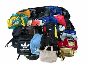 ■SPORTS BAGS スポーツバッグまとめ売り 合計31点 adidas／NIKE／Champion／leCoq他 リュック/ショルダー 中古品 /15.54kg■