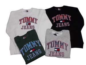 メンズ レディース TOMMY JEANS スウェット トレーナー プルオーバー グレー XXL カジュアル ストリート 人気 y2k アウター インポート