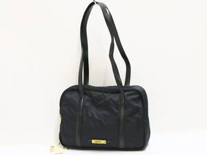 モスキーノ　ヴィンテージ　トートバッグ　黒　ブラック系　イタリア製　MOSCHINO　18694308