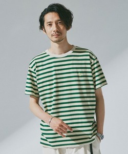 「nano・universe」 半袖Tシャツ M グリーン メンズ