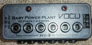 vocu baby power plant エフェクター 給電 パワーサプライ ギター エレキ 9v 12v dc 12v type-c dc power distributer 