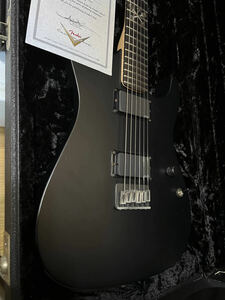 Fender Custom Shop Flat Head showmaster Jim Root Slipknot EMG Ebony