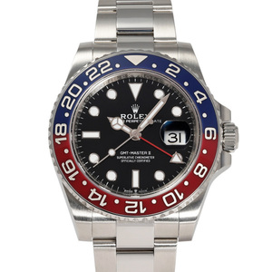 ロレックス ROLEX GMTマスターII 126710BLRO ブラック文字盤 中古 腕時計 メンズ