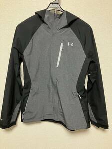 UNDER ARMOUR(アンダーアーマー) GORE-TEX アクティブジャケット？/トレーニングジャケット？グレー/ブラック サイズLG(M～L？) 中古美品☆