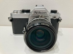 【O44827】Nikon FM ニコン フィルムカメラ NIKKOR 35mm 1:2 中古現状品 ※動作未確認
