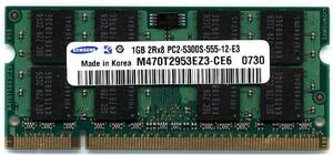 ノート用メモリー1GB PC2-5300(PC2-4200対応） 200Pin[SONY対応]即決 相性保証