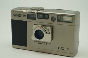 良品 MINOLTA/ミノルタ TC-1 高級コンパクトフィルムカメラ G-ROKKOR 28mm 1:3.5