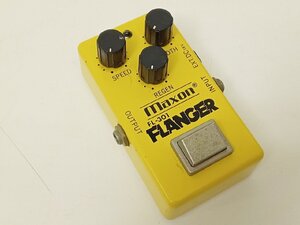 [7B-612-006-1] Maxon マクソン FLANGER FL-301 フランジャー モジュレーション系 70～80年代モデル 本体のみ 楽器周辺 動作確認済み 中古