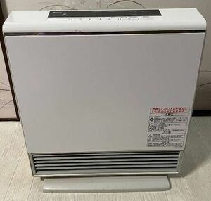 【４年使用】11畳～15畳　プラズマクラスター　Rinnai　都市ガスファンヒーター　RC-N4001NP　時計表示・手動回転機能付《ガスホース別売》