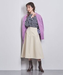 ユナイテッドアローズ【UNITED ARROWS】 ダブルクロス ステッチ フレアスカート★ サイズ： S(36) 