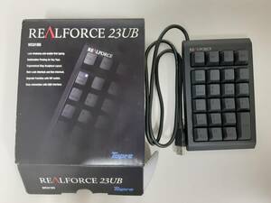 東プレ WC01B0 ブラック Realforce23UB USBテンキーボード
