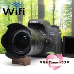 Canon 8000D☆スマホ転送機能付☆カメラを楽しみたい人向け中級一眼レフ