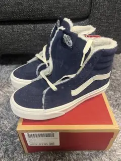 Vans Sk8-Hi ネイビー 22.5 新品 ヴァンズ スケートハイ ボア