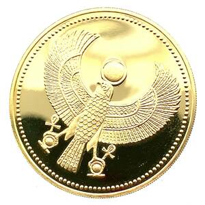 エジプト100ポンド金貨 ファルコン 1985年 17.3g 21.6金 イエローゴールド コレクション