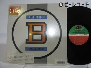 Bad Company「Fame And Fortune」LP（12インチ）/Atlantic(81684-1)/洋楽ロック