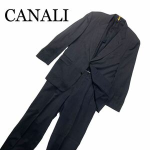 CANALI カナーリ セットアップ スーツ ダークグレー サイズ52R