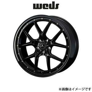 ウェッズ ノヴァリス アセット S1 アルミホイール 1本 インプレッサWRX STI GDB 18インチ ブラック/ゴールド 0041324 WEDS NOVARIS