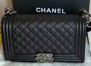 美品 CHANEL スモール ボーイシャネル チェーンショルダーバッグ