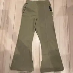 オリーブグリーン フレアパンツ キッズ用