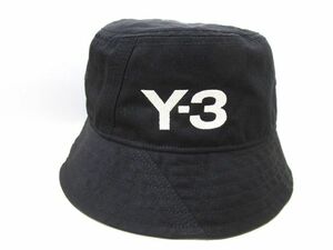 5368RNZ◎Y-3 adidas ヨウジヤマモト アディダス バケットハット 56cm ブラック◎中古