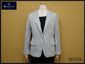 Aquascutum ジャケット・4S▲アクアスキュータム/ストレッチ/キャリア/22*6*3-1