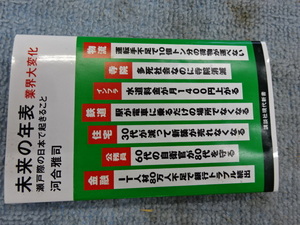 未来の年表業界大変化　瀬戸際の日本で起きること （講談社現代新書　２６８８） 河合雅司／著