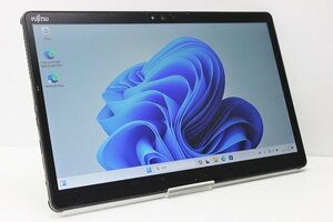 1円スタート タブレットPC Windows11 富士通 ARROWS Tab Q738 第7世代 Core i3 SSD128GB メモリ4GB カメラ 13.3インチ WPS office搭載