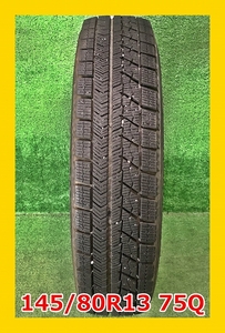 ★2018年製 145/80R13 75Q ブリヂストン VRX 中古 スタッドレス 1本 13インチ★