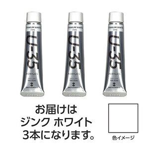 【3本×5セット】 ターナー色彩 U35 ジンクホワイト20ml TURNER108702X5 /l