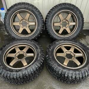 RAYS VOLK RACING TE37 ULTRA L LARGE 20インチ 8.5J +45 6H 139.7 ブロンズ RADAR RENEGADE R/T+ ランクル プラド ハイラックス FJ