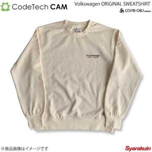 Codetech コードテック Volkswagen ORIGINAL SWEATSHIRT TYPE2 T1 BUS アイボリー Lサイズ CO-KVW-3350IV