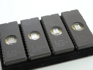 ★ FUJISTU. EPROM . MBM27128. ８個セット美品（消去確認済み) A-655★