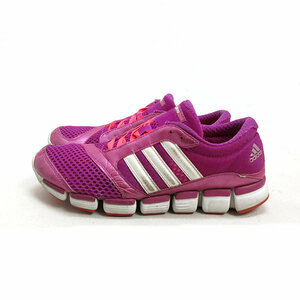 a■【23.5cm】アディダス/Adidas Q20100 クライマクール スニーカー 紫/LADIES/65【中古】